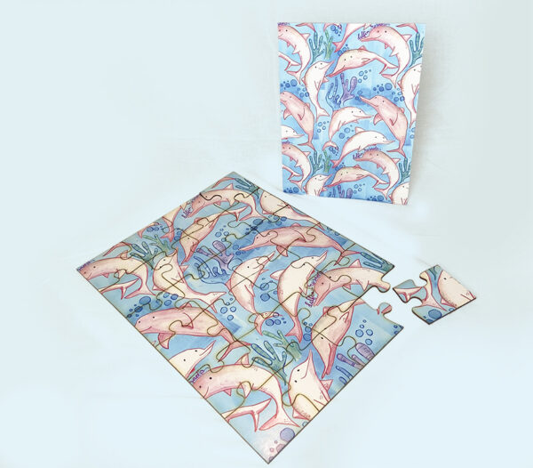 24 pieces dolphins puzzle