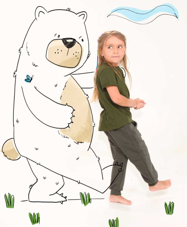 gray, cotton joggers, kids joggers, cotton tshirt, twibbles basics