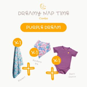 purple dream, dreamy nap time, play combo, all-day comfort