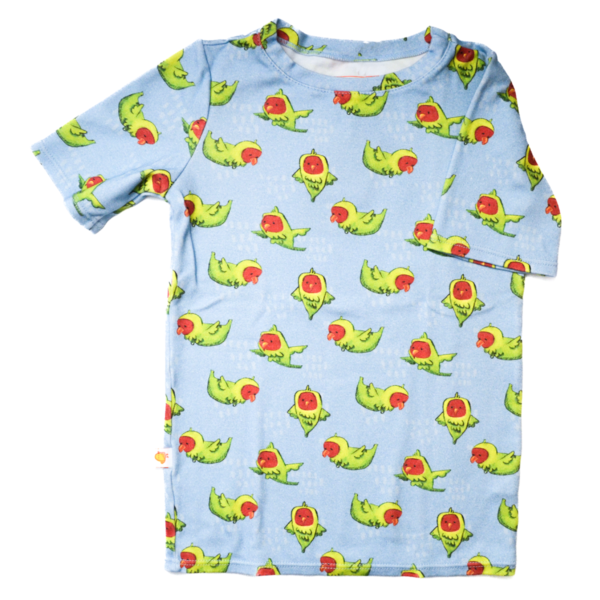 Busy parrot t-shirt