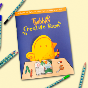 Twibbles Busy Book kids activity coloring and storytelling book ages 3-7