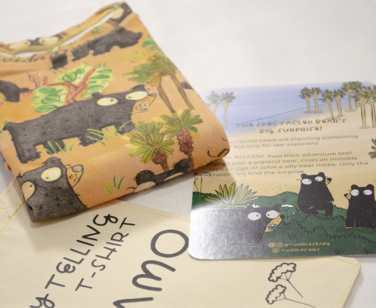 Paramo design kids storytelling t-shirt imaginative playwear by Twibbles